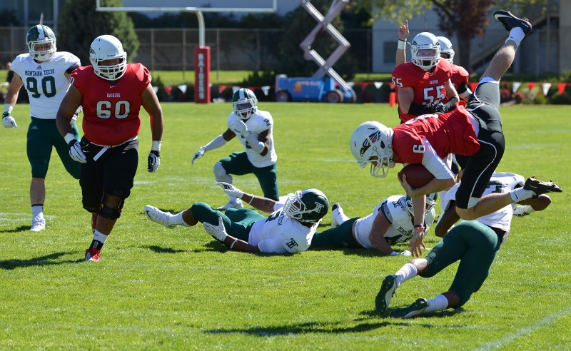 SOU football Colin Amsler fake punt sequence