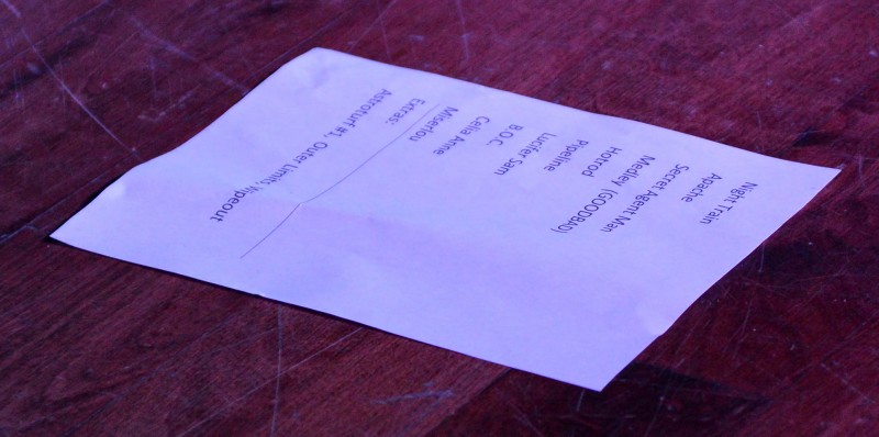 The Delineators club 66 april 30 2013 setlist