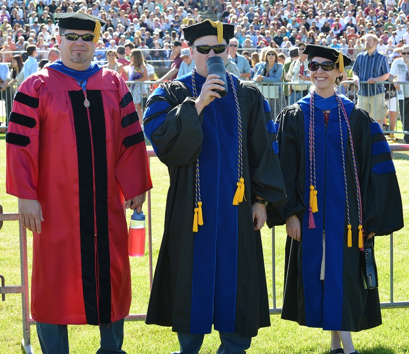 criminology dave carter alison burke brian fedorik sou graduation commencement