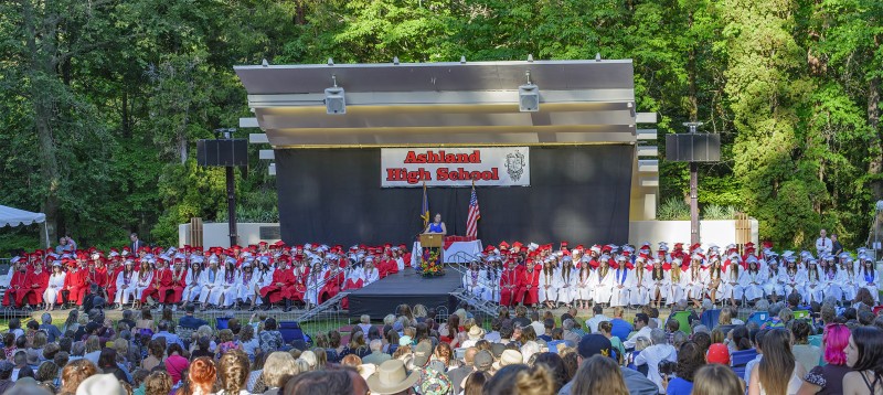 AHS graduation photomerge panorama