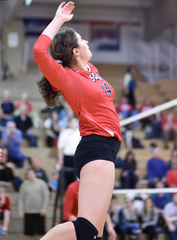 SOU volleyball Kelsea MacPhee