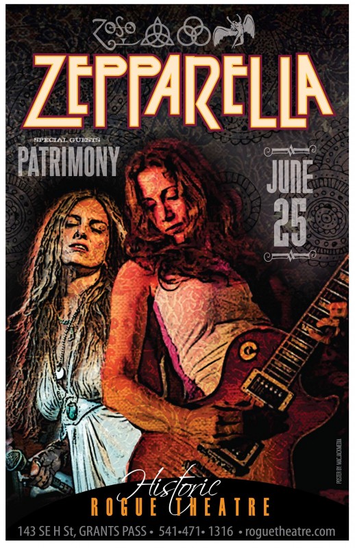 Zepparella in Grants Pass at the Historic Rogue Theatre (June 25, 2015)