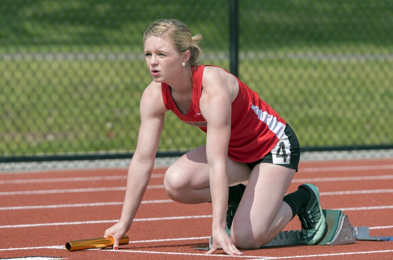 SOU track and field Anna Reitman