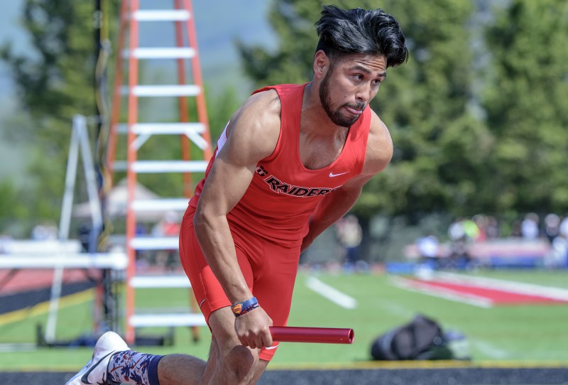 SOU track and field Gabe Derilo