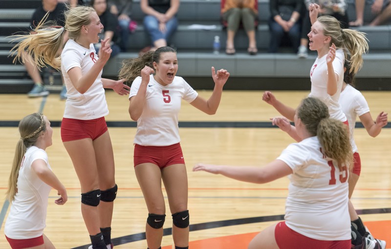 ashland high school volleyball Ellie Case Marina Tacconi Alex Crane