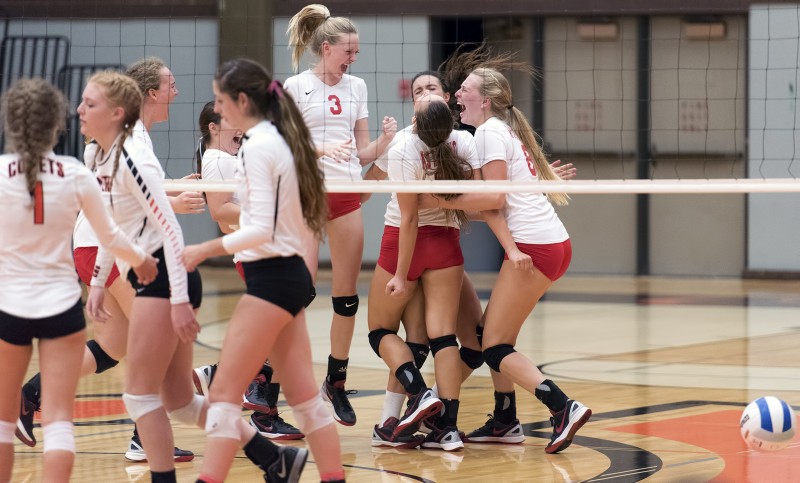 ashland high school volleyball ellie liv marina alex karlie lili victory over crater