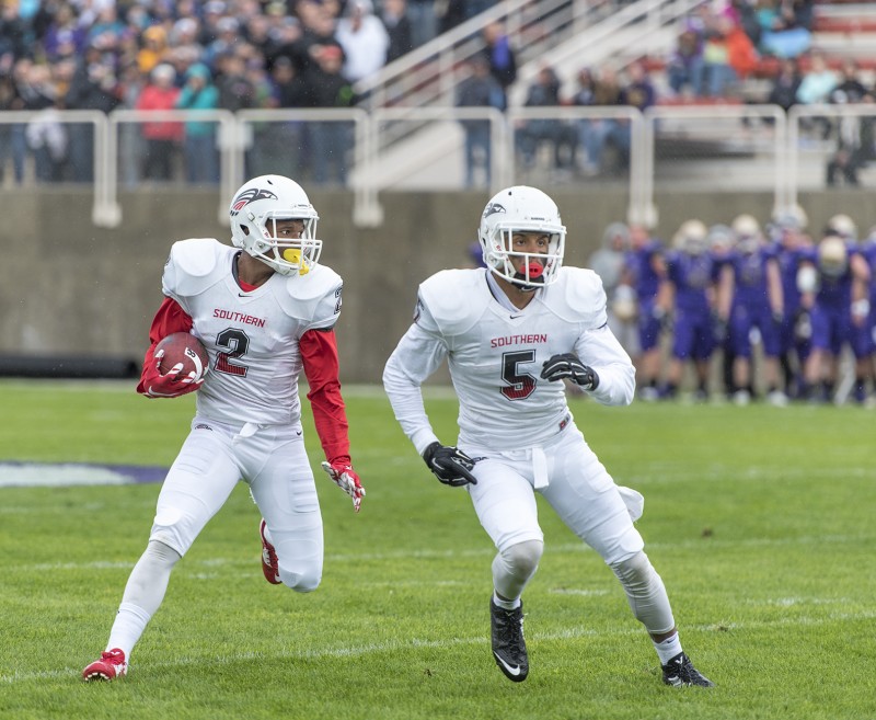 SOU football Jaylenn Hart Tyler Rogers