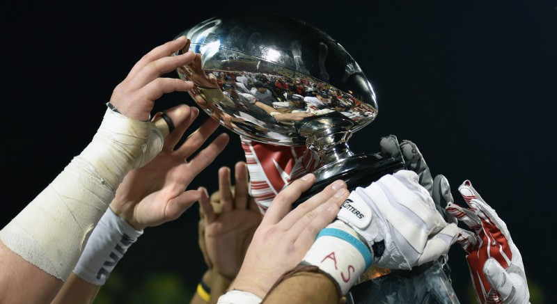2014 naia football championship trophy daytona florida