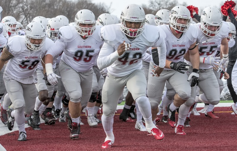 Raiders take the field before their 30-27 victory over Morningside. Details here.