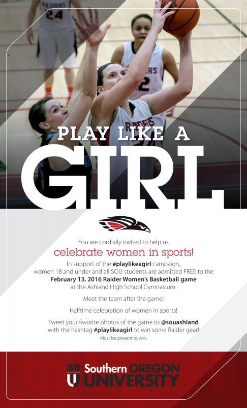 Play Like a Girl Evite 2016 sou women's basketball