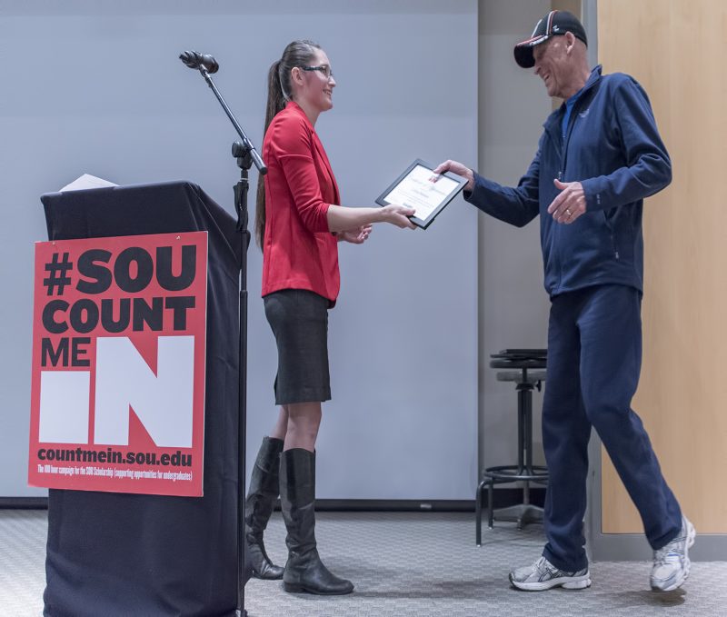 Sid DeBoer thanked for 2014 contribution