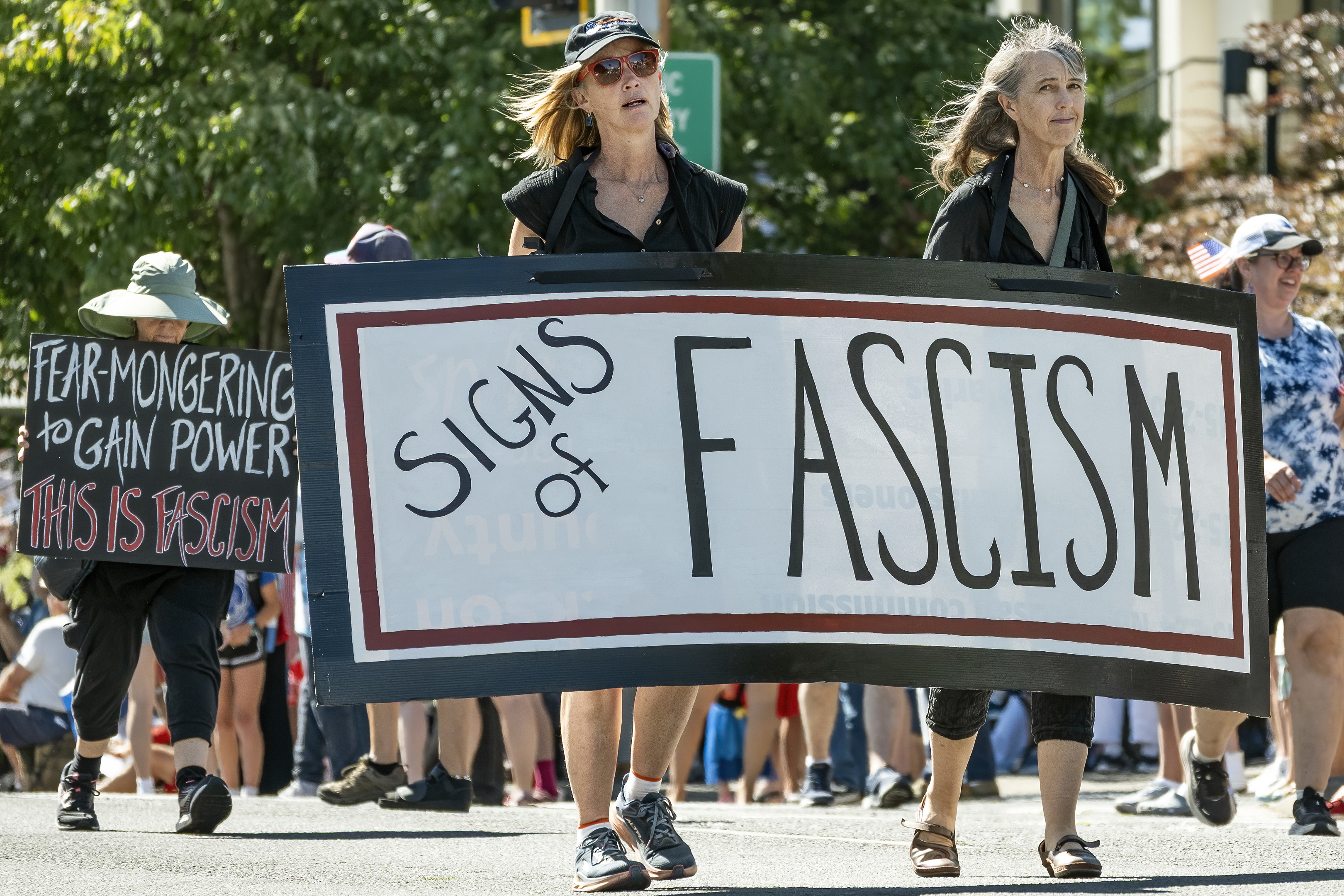 signs of fascism july 4 ashland