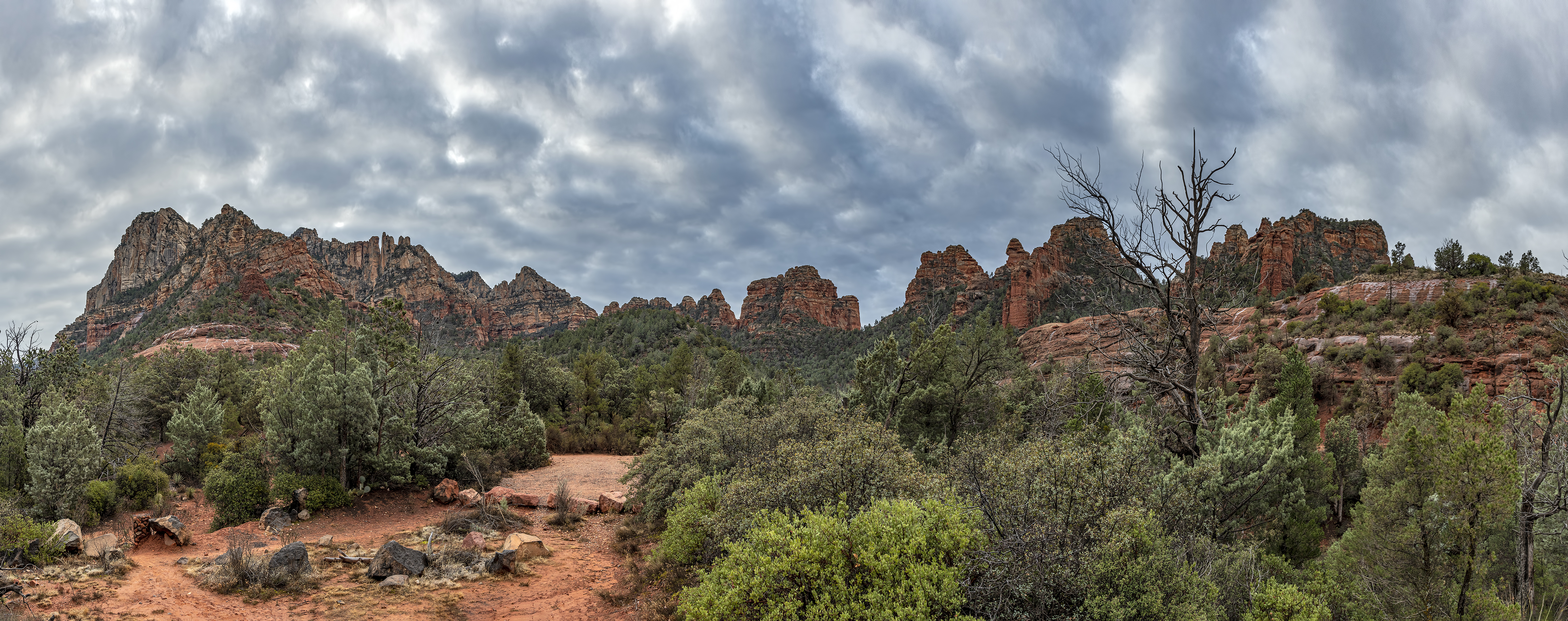 10-photo photomerge sedona arizona munds wagon trail panorama