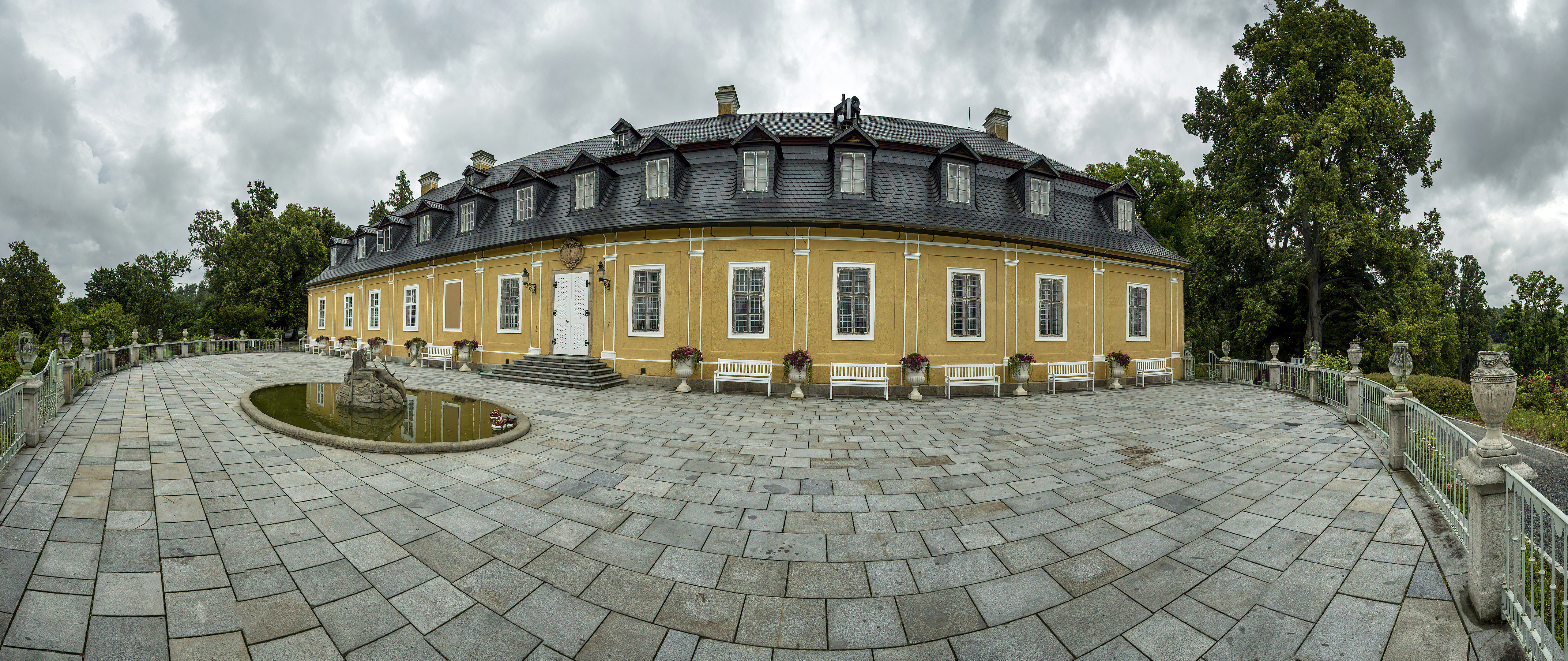 Kozel Manor House 10-photo photomerge panorama czech republic-DeNoiseAI-clear
